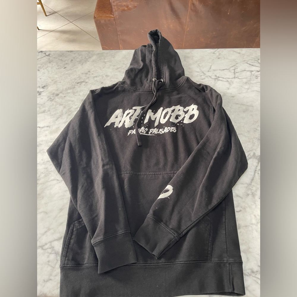 Art mobb design black hoodie